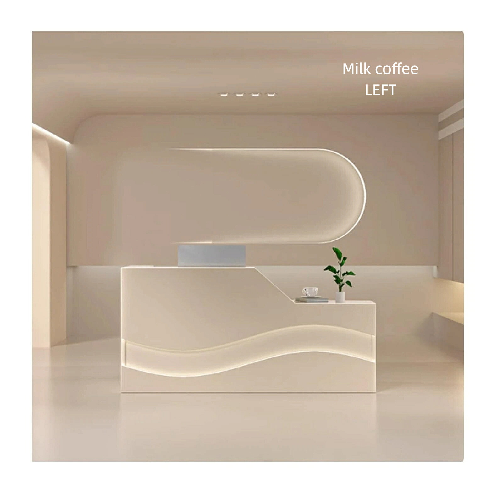 レジショップ 小型受付デスク 受付カウンター おしゃれ 受け付けカウンター 收?台 小さい 組み立てレジ台 木製のレセプショ スーパーフロントデスク おしゃれ 受付台ショッピングモール、会社のロビー、ホテルの受付などで使用可能 52,358円