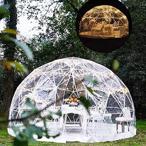 室外インフレータブルバブルハウスバブルテント、大型植木室学生寄宿舎、キャンプイグルードームテント、PVC押しかぶせる付き添い人3.6m/12フート澄み切ったキャンプテント、部屋の入り口と窓、後庭、室外、寄りあい用