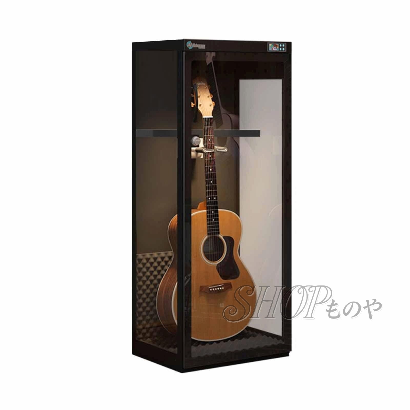 ギター防湿キャビネット ギター保管庫 バイオリン乾燥キャビネット110-240V デジタル制御防湿ベーシストウクレレ計装乾燥ボックス、恒湿メンテナンス加湿 楽器収納キャビネット 楽器 電子防湿ボックス (300L)