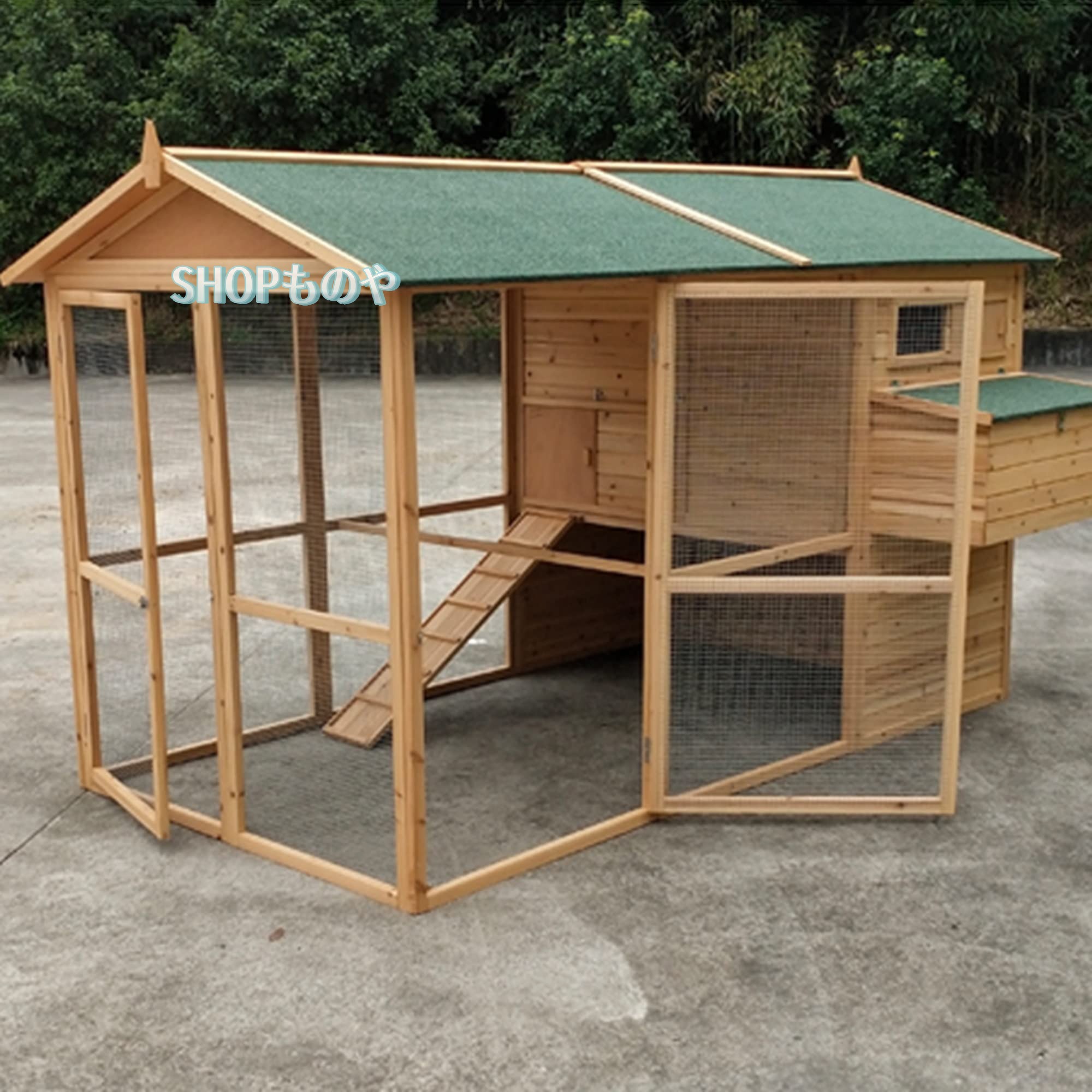 鶏掘っ立て小屋大型 室外意気地無し生活協同組合 木製マルチレベルヘンハウス ネスティングボックス席付き添い人耐候性家禽15～20羽の鶏用の大きな意気地無し生活協同組合