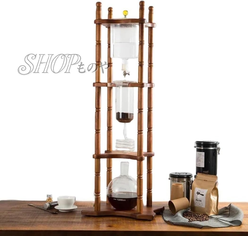 3000ml コールドブリューコーヒーメーカー、水出し珈琲 アイスドリップコーヒーメーカー 取りはずし能力のあるな御勤め用アイスドリップタワー、ステンレススチールレギュレーター付き添い人、身寄り、事務室、耐熱硝子入れもの コ装置 25人用身寄り、事務室、珈琲販売店用