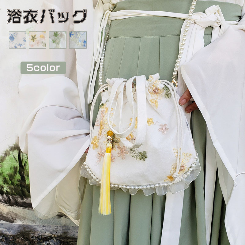 ★　横型新品持ち運び肩掛け着物バッグ　花柄可愛い　雪駄下駄 ☆ 横型新品持ち運び肩掛け着物バッグ 花柄可愛い 雪駄下駄
