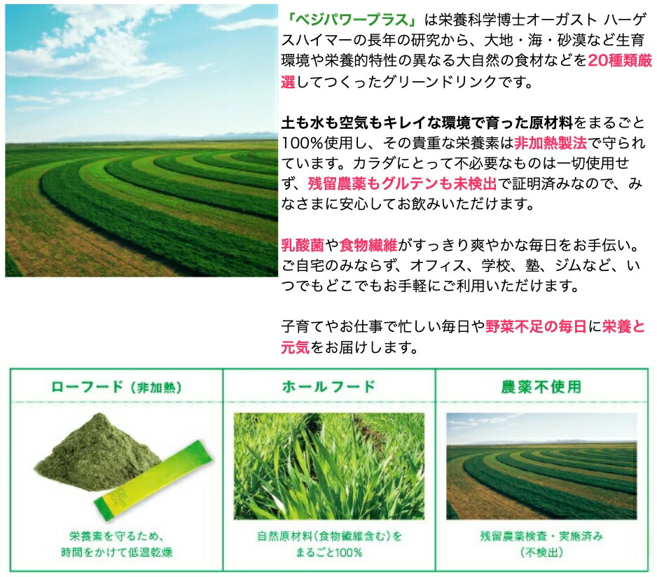 アビオス ベジパワープラス スーパーフード 2.25 30包 vage x 単品 abios 無農薬 アビオス ベジパワープラス スーパーフード 2.25 30包 vage x 単品 abios 無農薬