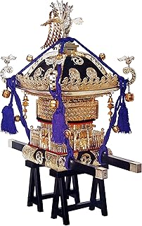 童友社 1/5 江戸神輿 黒塗紫房 15008