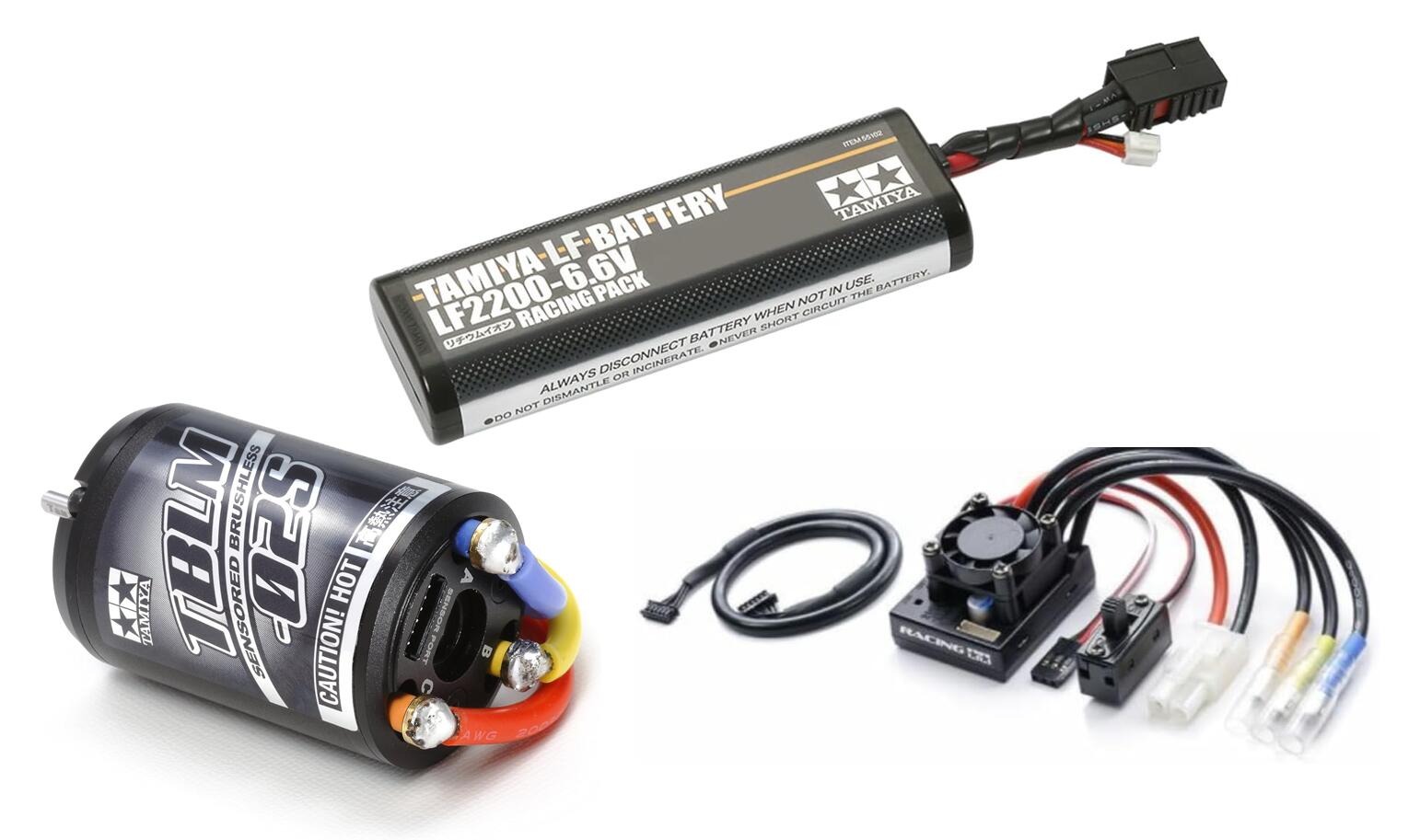 楽天市場】タミヤ TBLE04SR ｾﾝｻｰ付ﾌﾞﾗｼﾚｽESC-04SR(ｱﾝﾌﾟ) 45070