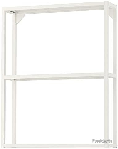 【送料無料】収納棚 壁掛け 60cm ホワイト シンプル モダン おしゃれ リビング キッチン 脱衣所 書斎 コンパクト 省スペース 組み立て式 棚板付き 最大荷重5kg インテリア 収納家具｜Shop Presidente 店
