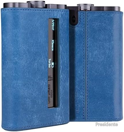 【送料無料】PUEBLOレザー iFi Audio xDSD Gryphon Gryphon Pro グリフォン用 手作りレザーケース カバー プロテクター 衝撃吸収 傷防止 スチールフレーム 韓国製 ブルー｜Shop Presidente 店
