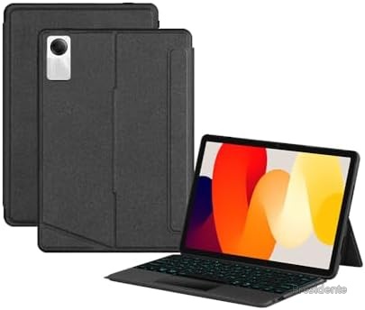 【送料無料】Xiaomi Pad 6S Pro 12.4インチ キーボードケース タッチパッド付き バックライト7色 分離式 マグネット 縦横置き対応 スタンド ペンホルダー ビジネス 全面保護｜Shop Presidente 店