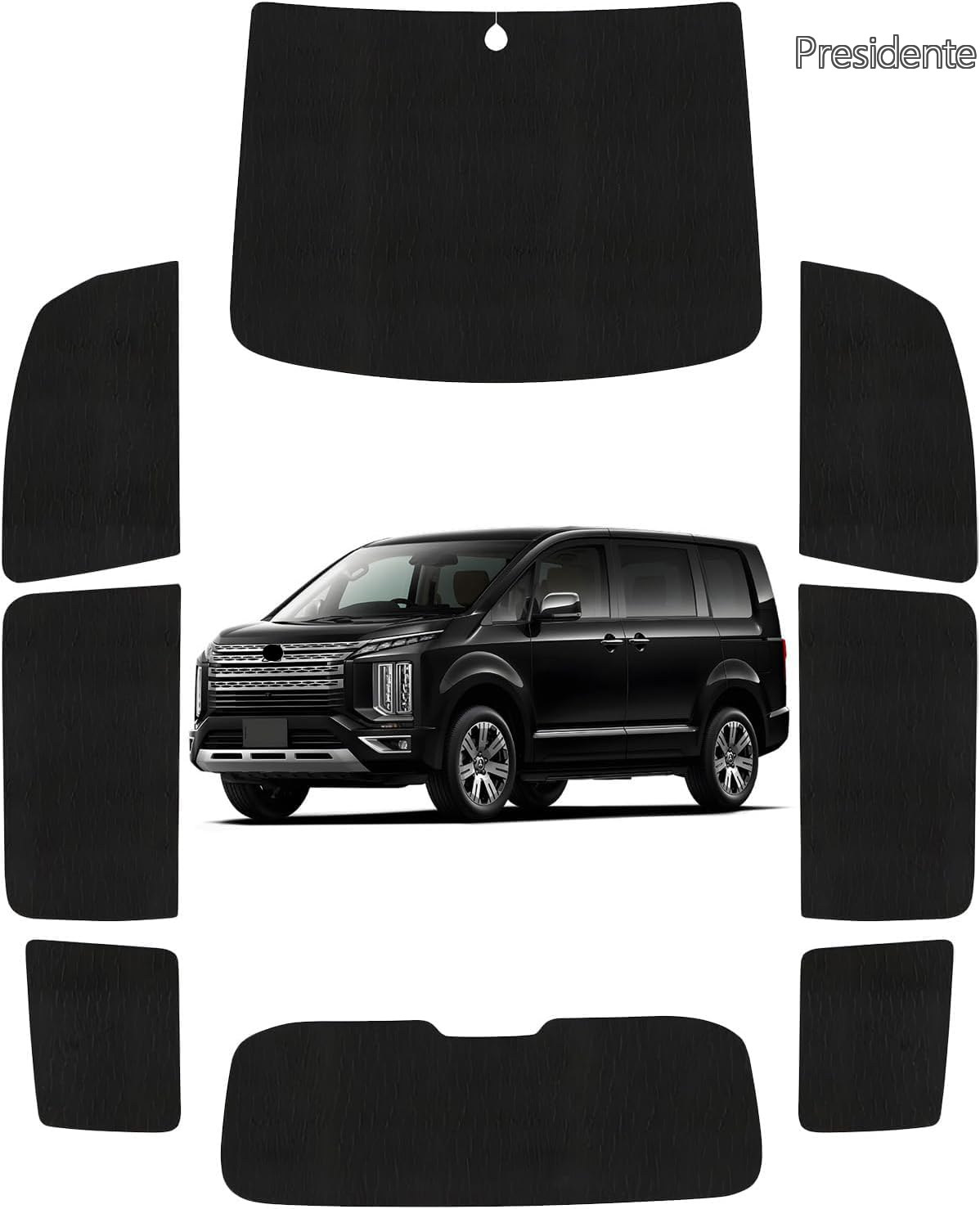 【貨物輸送無料】デリカ D5 日がさ 全面 フルセット delica D：5 車中泊 CV1W CV2W CV4W CV5W 車中泊 遮光 目かくし 断熱 UVとり捨てる 専用付属品 (デリカ D5)