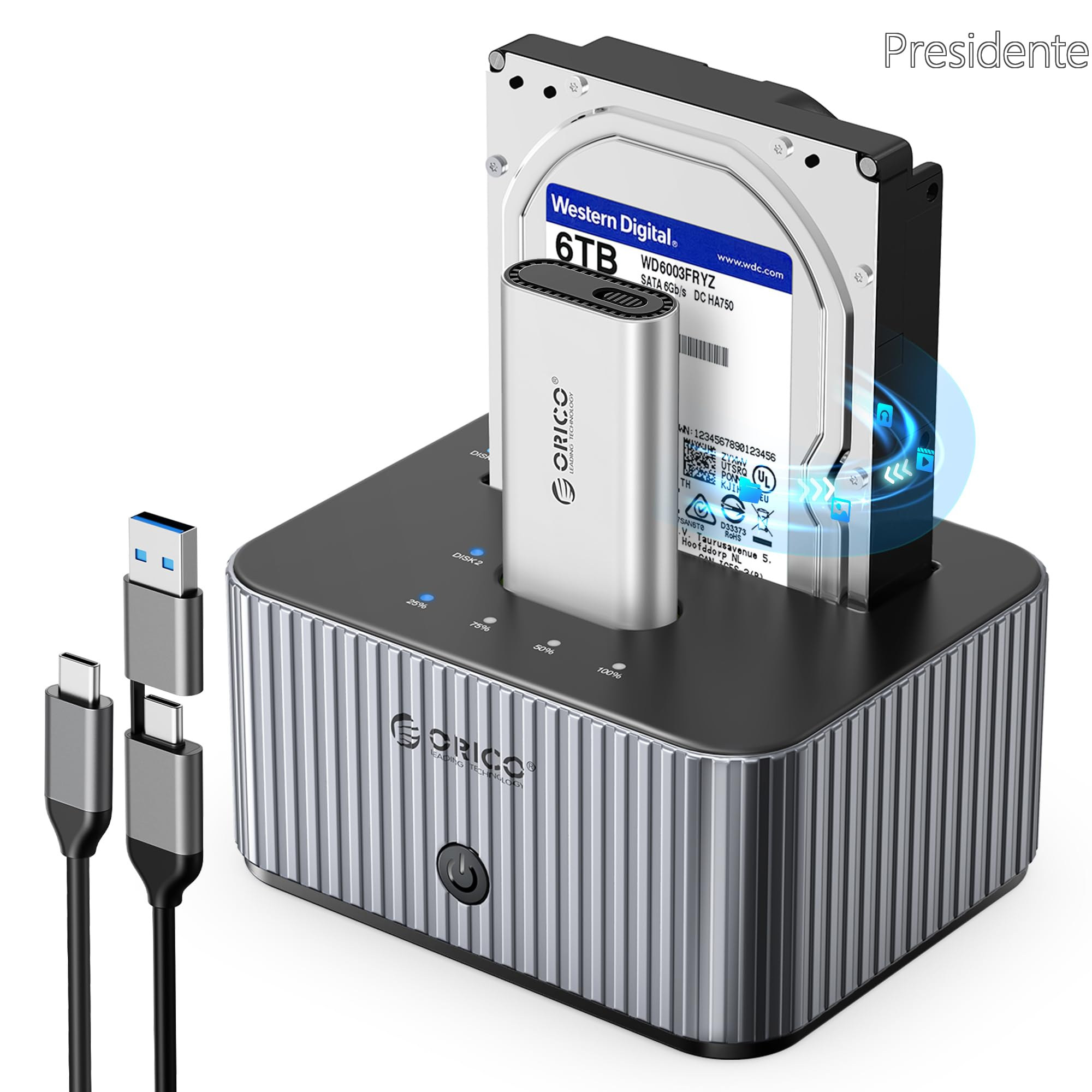 【貨物輸送無料】HDD SSD クローン 照明ランプ NVMe SSD と 2.5/3.5 SATA HDD/SSD両相応う 双方向クローニングケース USB 3.2 Gen2 10Gbps弾丸道路見聞移らす M.2 SSD クローン 照明ランプ SSD落ち居る入れもの付き添い人 SSD クローン HDDクローン 捉え所のない運転なし IT28E-C