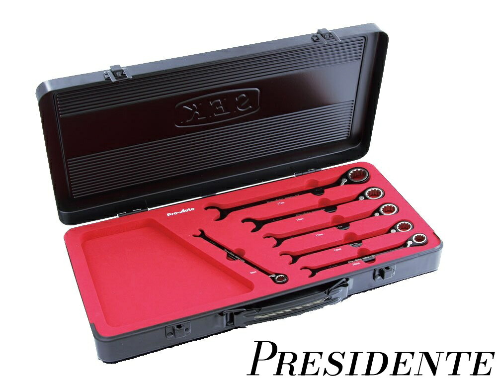 Pro-Auto 6本組ラピッドスプラインギアレンチセット RSG-6S