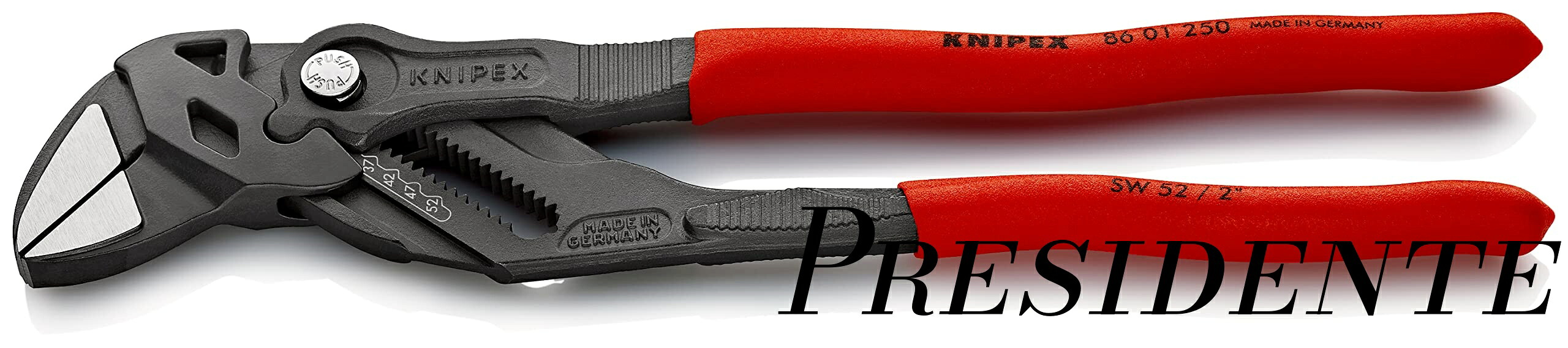 クニペックス KNIPEX 8601-250SB プライヤーレンチ 亜鉛合金メッキ仕様 8601-250SB