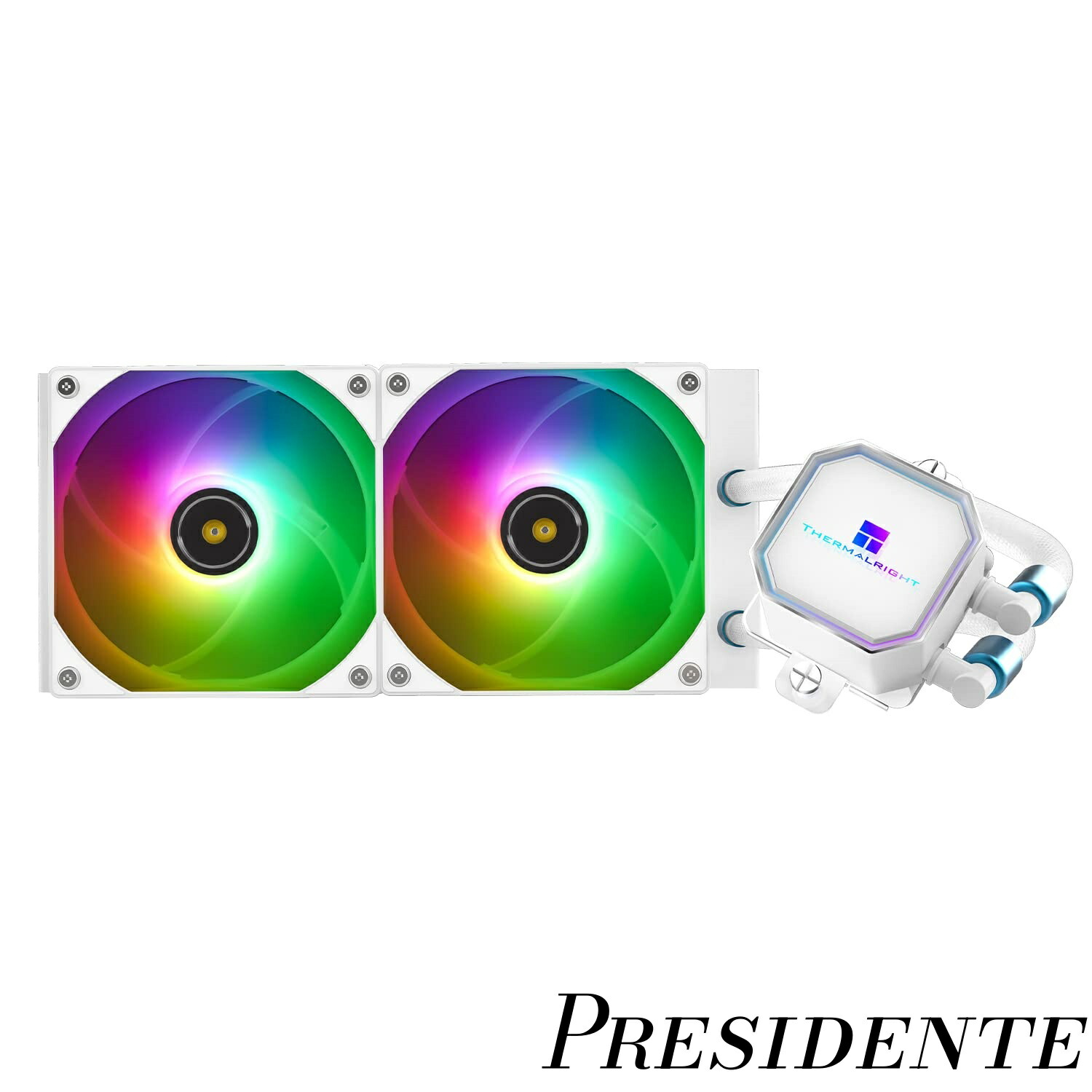 【まとめ買いで最大500円OFFクーポン!】【送料無料】Frozen Prism 240 White ARGB 液体 CPU 水クーラー 120 mm ARGB PWM ファン、240 白冷列仕様、コンピューター水クーラー AMD/AM4/AM5 INTEL 1700/1150/1151/1200/2011 のために 7,069円