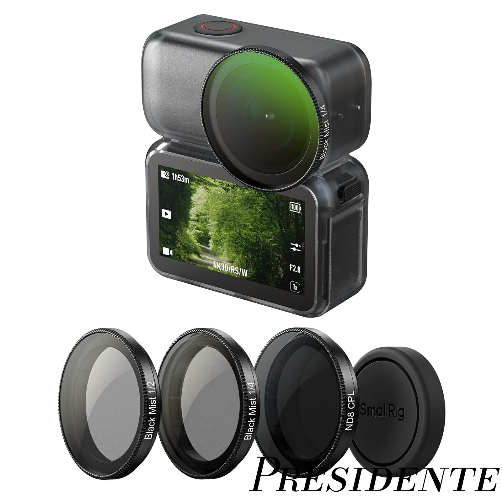 【まとめ買いで最大500円OFFクーポン!】【送料無料】DJI Osmo Nano用ナノフィルターキット（1/2インチブラック拡散、1/4インチブラック拡散、ND8-CPL偏光フィルター付属）5789