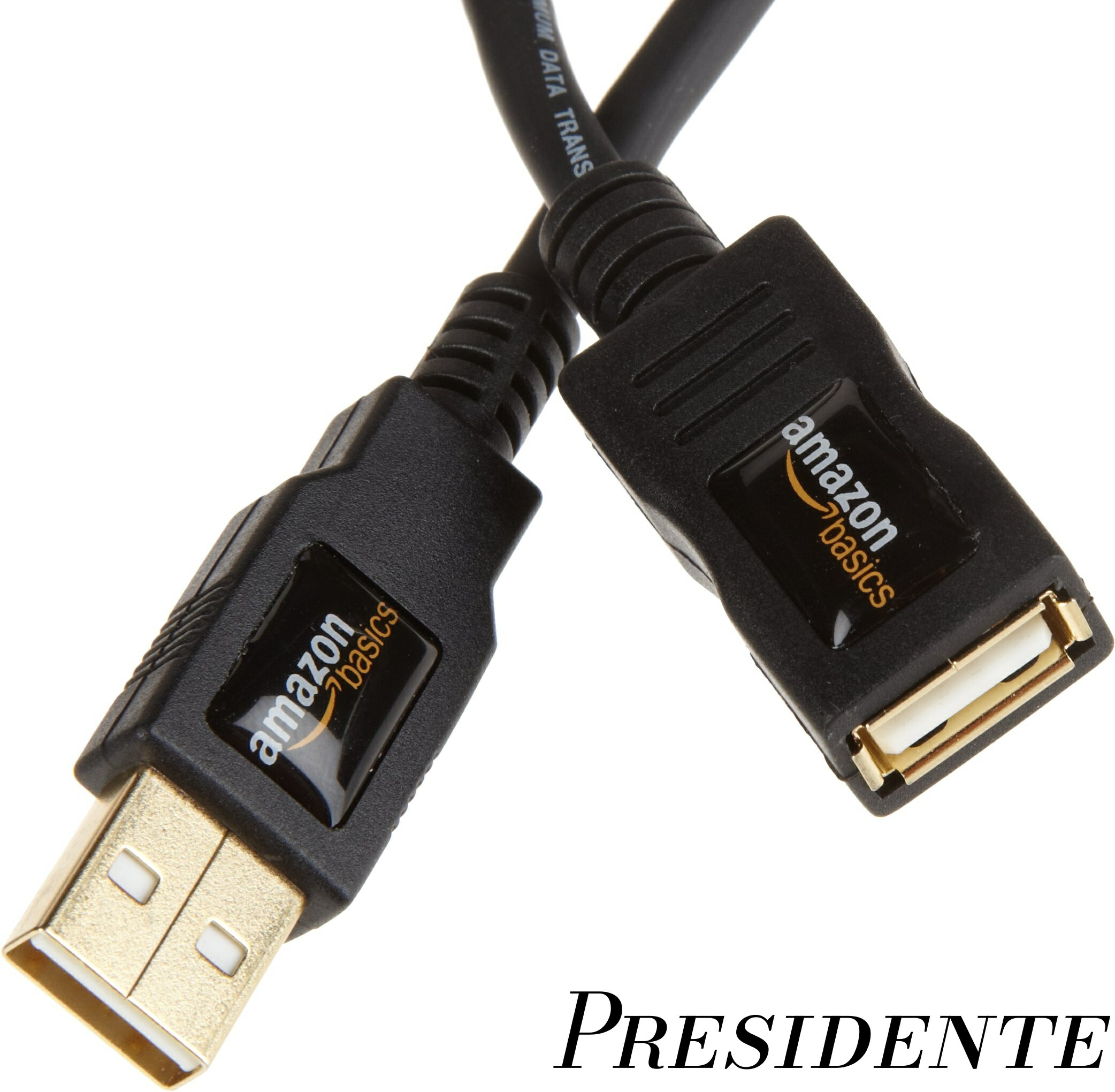 【まとめ買いで最大500円OFFクーポン!】【送料無料】USB 延長ケーブル USB-A 2.0 プリンター対応 速度480Mbps 2.0m 10本セット (タイプAオス - タイプAメス) ブラック