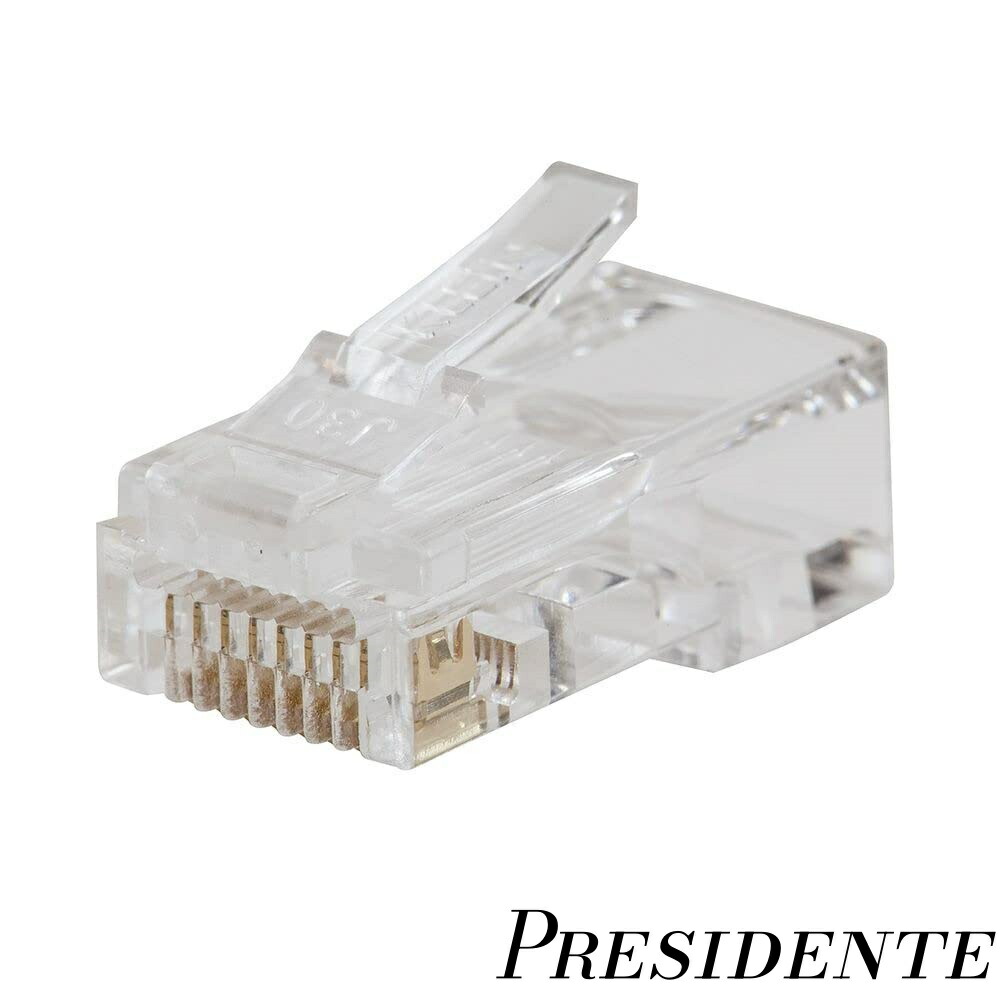 【まとめ買いで最大500円OFFクーポン!】【送料無料】? 702 pass-thru Modularデータプラグ、cat5e (50パック)