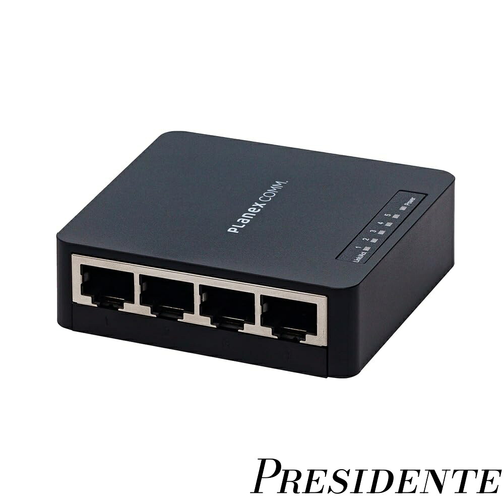 【まとめ買いで最大500円OFFクーポン!】【送料無料】PLANEX 5ポートリピーター機能搭載 ギガビット ハブ FXG-05RPT2|Shop Presidente 店