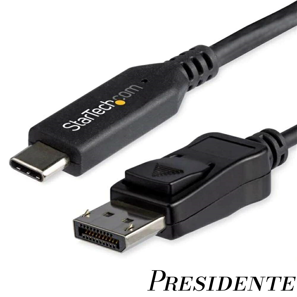【まとめ買いで最大500円OFFクーポン!】【送料無料】USB-C - DisplayPort 変換アダプタケーブル 1.8m 8K/30Hz対応 HBR3 Thunderbolt 3 互換 CDP2DP146B