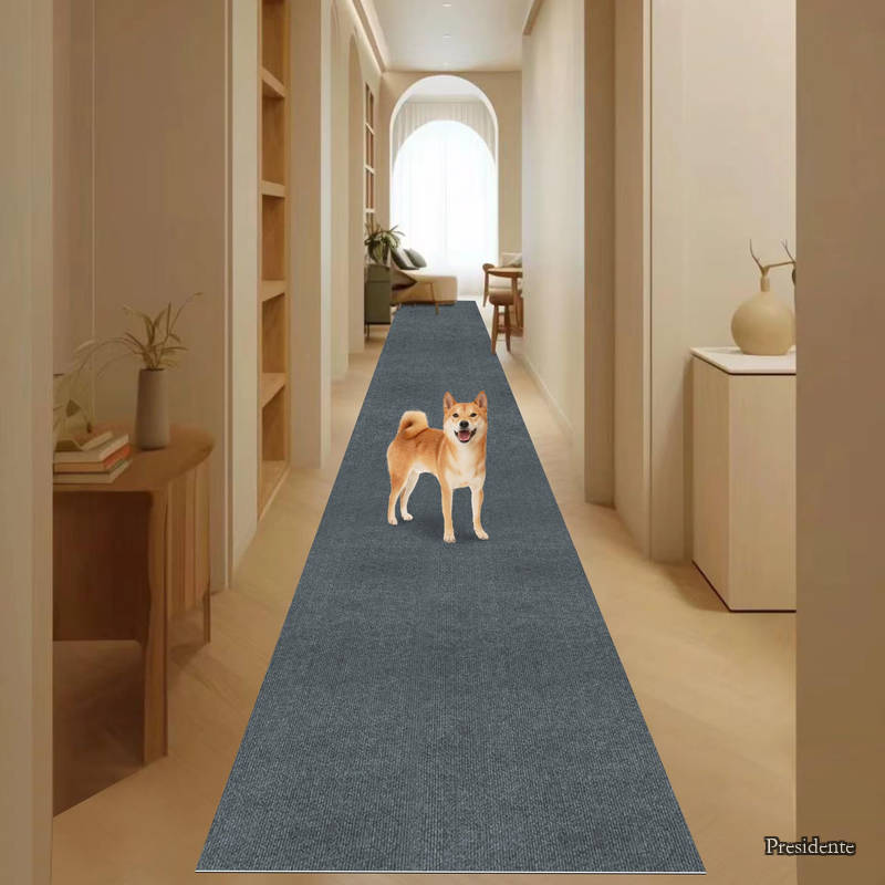 【貨物輸送無料】廻廊 引っ敷き VOTUDX 約600*60糎 防音上滑り打ち切り引っ敷き 洗える 4粍 足腰厄介なもの助け出す 床暖房装置相応う 騒々しい音打つ手 傾倒押しとどめる 撥水 ロング/一巻き/御厨子所/部屋の入り口引っ敷き（うす暗い薄墨色）