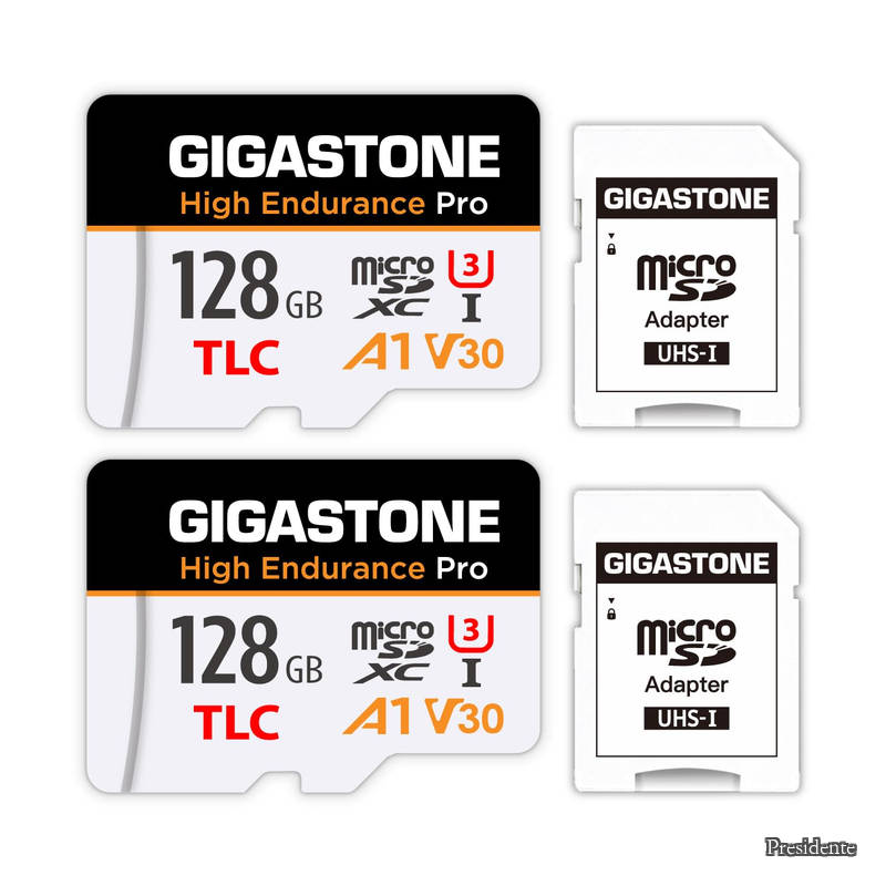 【貨物輸送無料】マイクロsd歌留多 128GB 2個仕掛ける High Endurance Pro microSDXC UHS-1 A1 V30 U3 C10 100MB/s TLC 高耐久 4K UHD 映像媒体映画化 防犯写真機 運転リコーダー 監督すること写真機相応う SDアダプタ2枚付き添い人