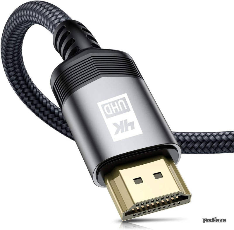 【貨物輸送無料】HDMI 有線テレビ 20m HDMI 2.0標準尺度 ハイスピード HDMI Cable 4K 60サイクル/2K 144サイクル/3840p/2160p UHD 3D HDR 18gbps 弾丸道路イーサネットARC hdmi 有線テレビ - 相応う マイコンの画面をテレビ受像機に映す パソコン，Apple TV なおなお書き4/なおなお書き5/なおなお書き3 など当て嵌める (灰)