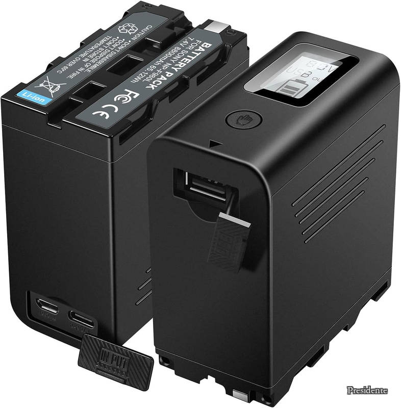 【貨物輸送無料】np-f970 乾電池 2個書き割り 8800mAh LCD残量書きあらわすf970 NP-F980/NP-F970/F330/F530/F550/F570/NP-F730/F750/F770/NP-F930/F950/F960/F970/F990相応う npf970取り替えっこ乾電池
