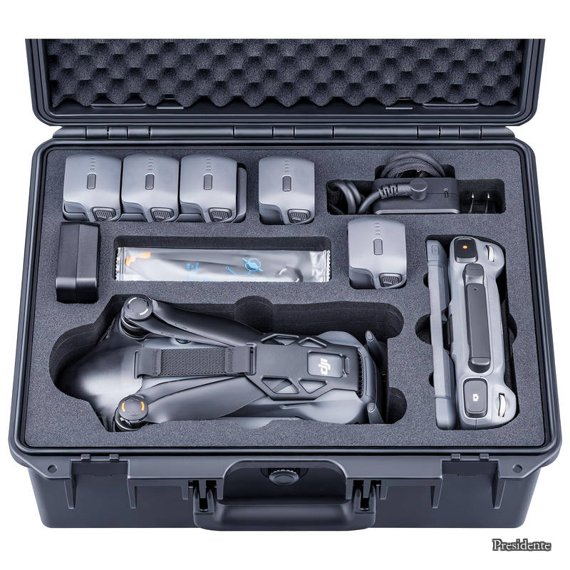 【送料無料】Titan M400 防水ケース DJI Mavic 4 Pro Fly More/クリエイターコンボ、 DJI RC Pro 2/RC2 送信機とフィルターケースに適用、最大でバッテリー6個を収納可能【ケースのみ】｜Shop Presidente 店