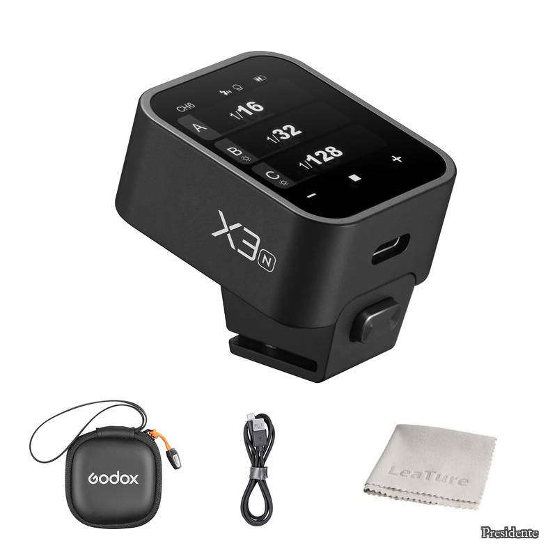 【貨物輸送無料】X3-N ワイヤレスフラッシュトリガー 変速機機 ニコン Nikon写真機に相応う 固定ディスク OLEDタッチスクリーン 2.4GHz無線電話X取り合わせ i-TTL コマンダー トランスミッター 日本語言いあらわす書