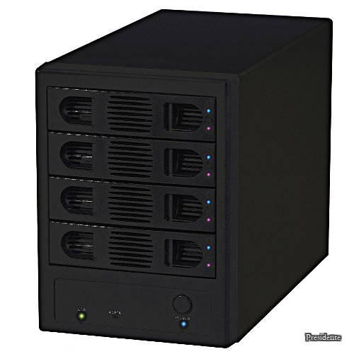 【貨物輸送無料】SATA 4台 外後ばらい入れもの HDD TOWER 4 MAL-3035SBKU3