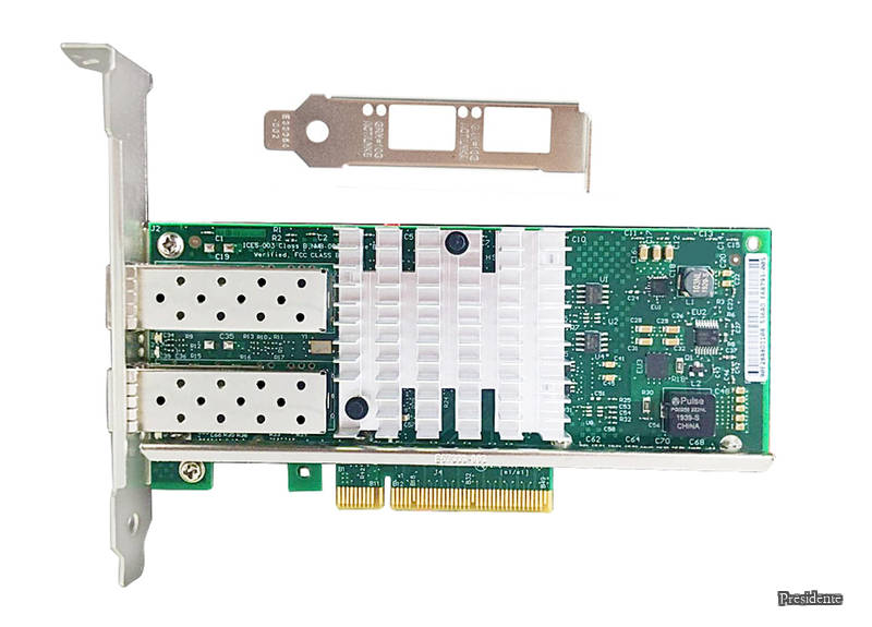 【送料無料】10Gbpsネットワークサーバー 82599ES インテル X520-DA2対応 E10G42BTDA イーサネットコンバージドアダプター PCI-E2.0 X 8 デュアルSFP+ポート (X520-DA2)|Shop Presidente 店