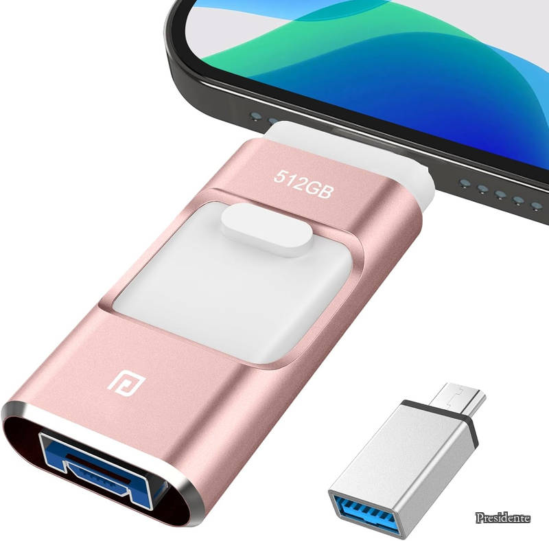【貨物輸送無料】4インチ1 多役立つこと 資料うしろ押し 電気容量不完全さ切り上げる 外後ばらいUSB 弾丸道路 (サクラ色  512GB)