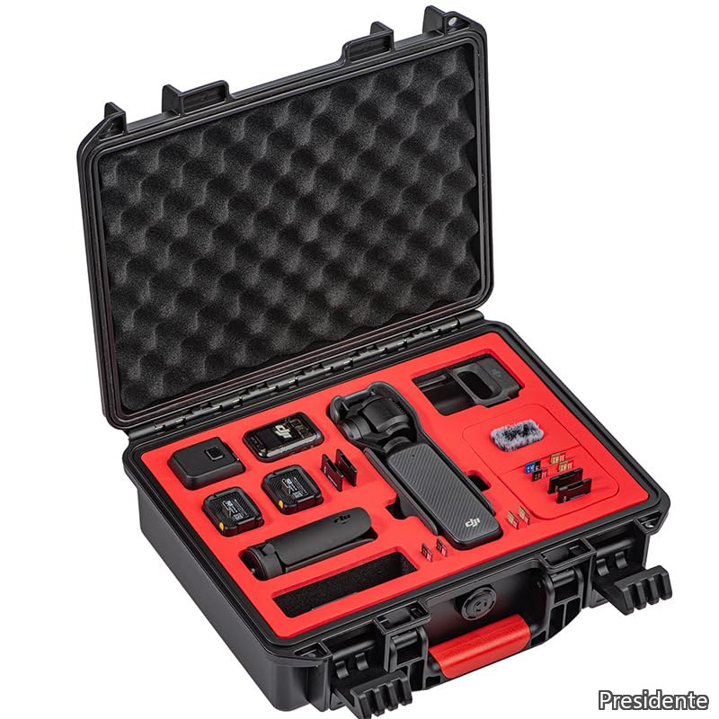【送料無料】Pocket 3 収納ケース 防水 ハードケース DJI Osmo Pocket 3 対応 多機能 キャリングケース 全面保護 防衝撃 防塵 耐汚れ 旅行用｜Shop Presidente 店