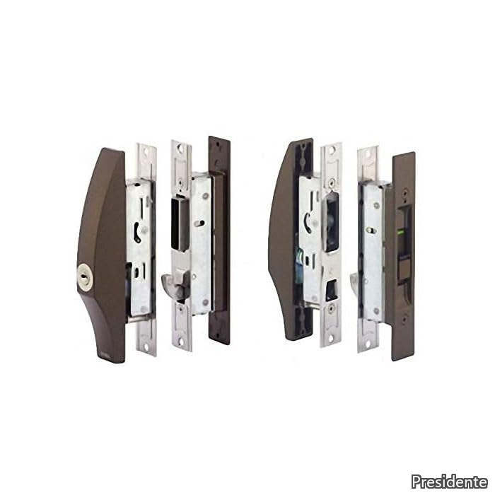 【送料無料】MIWA (美和) 取替引戸錠 PSSL09-1LS ディンプルキー5本付 引き違い ブロンズ色(CB)｜Shop Presidente 店 8,358円