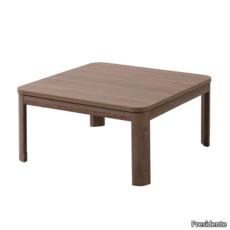 【貨物輸送無料】こたつ 時刻表 暖房器 幅80cm×奥ぶかさ80糎 四角四面 一人暮らし 真っただなか入切取り替えっこ 熱度自然調整無座標軸 継脚印字機 高さ2座標軸自然調整 赤銅色 HKR-8080H(OBR)