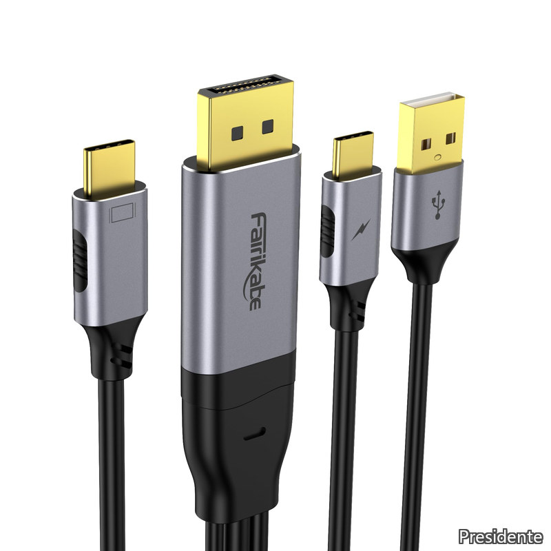 【貨物輸送無料】DisplayPort to USB C 有線テレビ 5K60サイクル/4K144サイクル/4K60サイクル、2m 単道のりDisplayPort出どころ から USB-C 振り合う能力のあるな移動性管する、Studio Display、Nreal Air/Xreal 玻璃、USB Type-C管する、映写機など