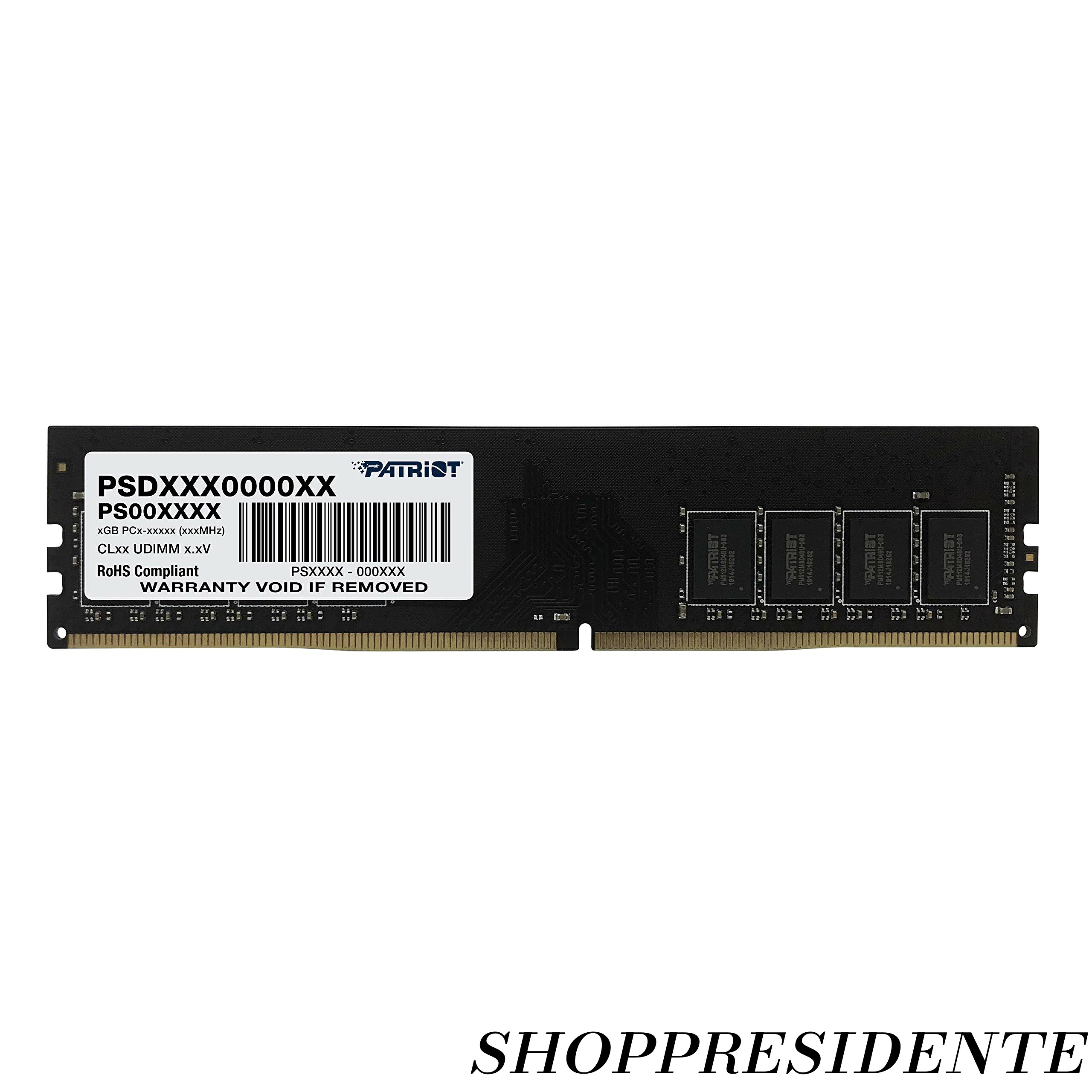 【まとめ買いで最大500円OFFクーポン!】【送料無料】Memory DDR4 2666MHz PC4-21300 8GB デスクトップ用メモリ PSD48G266681｜Shop Presidente 店 9,846円