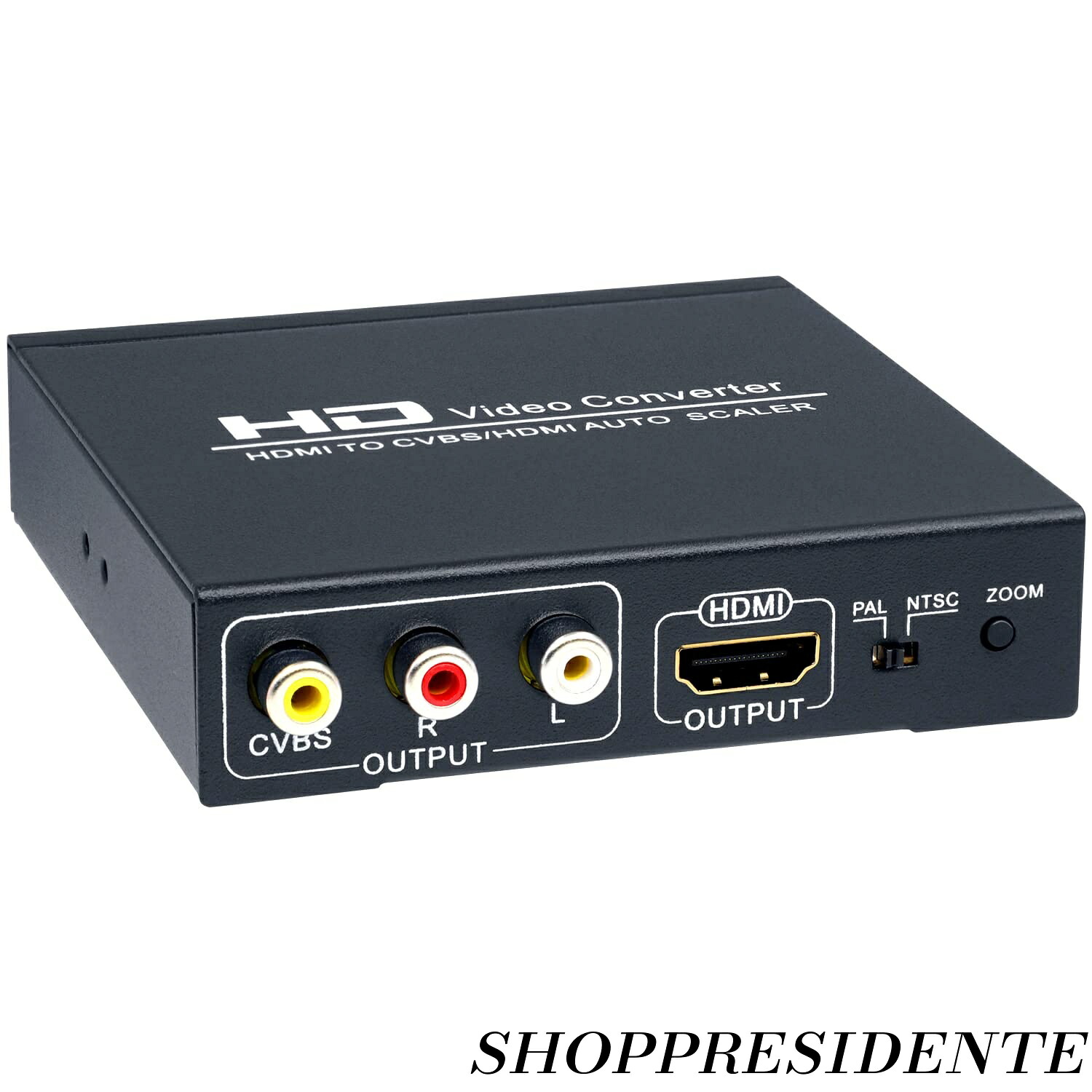 【まとめ買いで最大500円OFFクーポン!】【送料無料】to コンポジット ビデオコンバーター RCA HDMI 同時出力 1080P/720P対応 アナログ 変換 アダプター EHD-069N