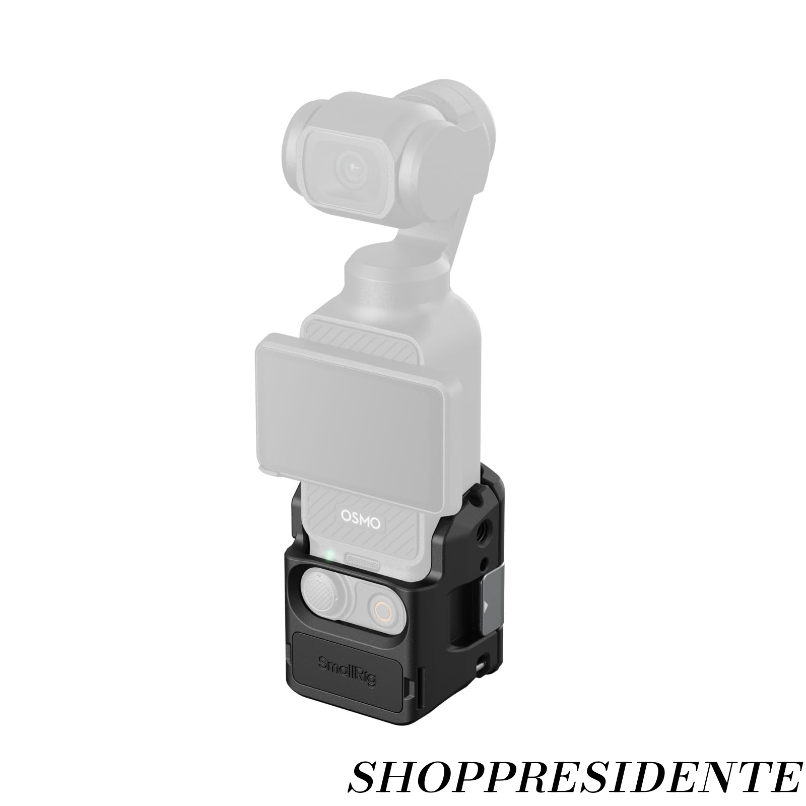 【まとめ買いで最大500円OFFクーポン!】【送料無料】DJI対応Osmo Pocket 3用カメラケージ 拡張アダプターアクセサリー アルミニウム保護ビデオケージ 52g軽量マウント Pocket 3対応 コールドシューマウント 1/4\