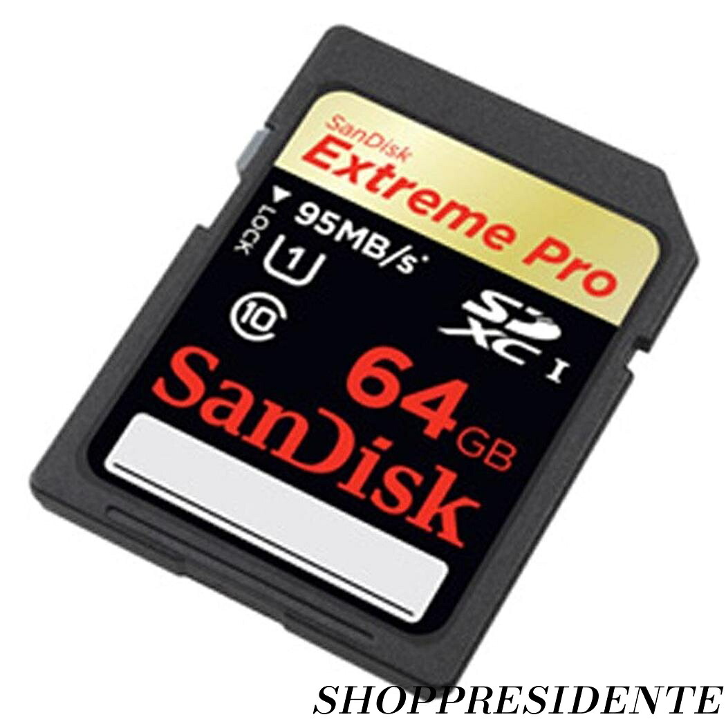 【まとめ買いで最大500円OFFクーポン!】【送料無料】フラッシュカード SDSDXPA-064G-X46 並行輸入品｜Shop Presidente 店