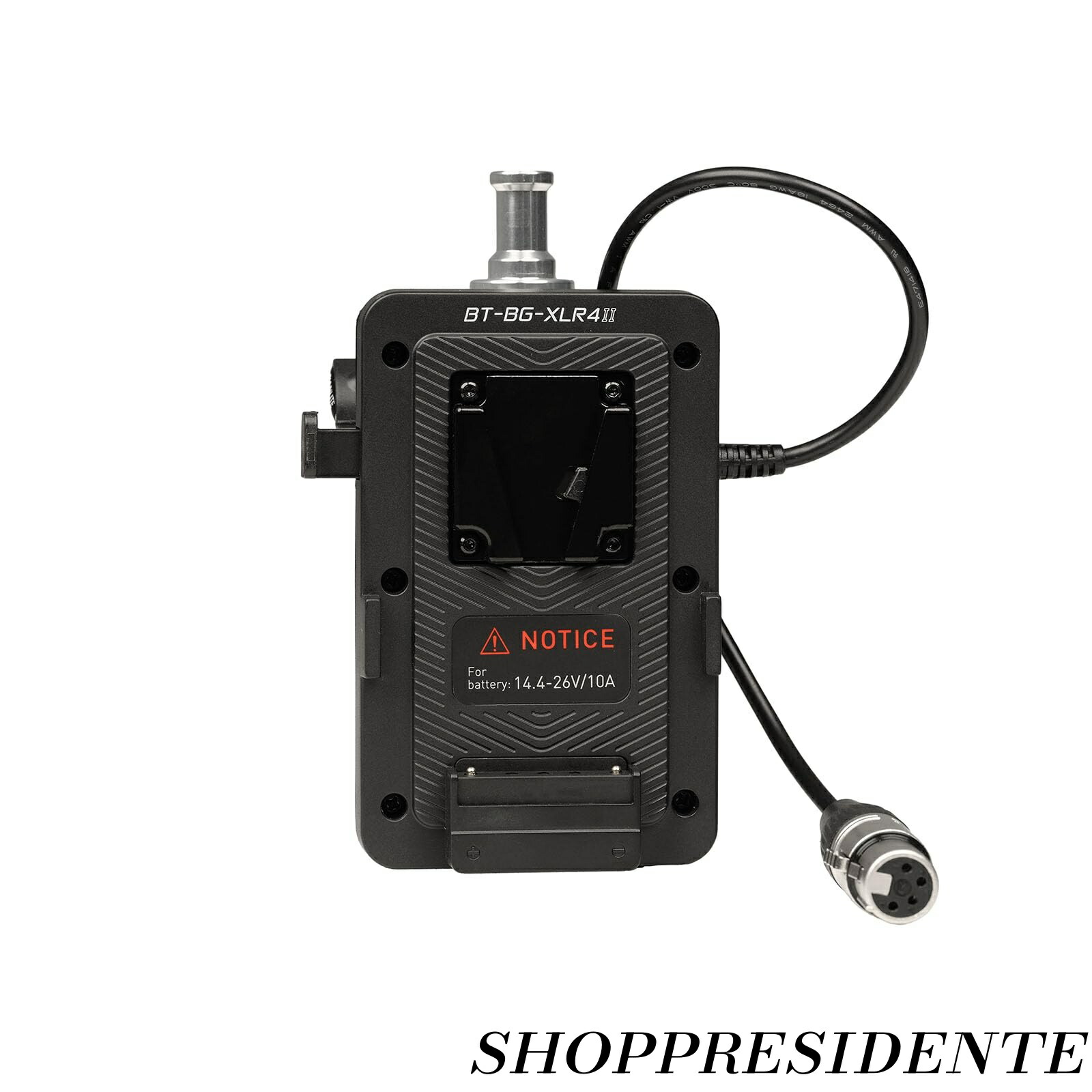 【まとめ買いで最大500円OFFクーポン!】【送料無料】BT-BG-XLR4II Vマウントバッテリーグリップ 4ピンXLRコネクター付き Forza 150シリーズ FC-120B FC-120C 対応 国内正規品