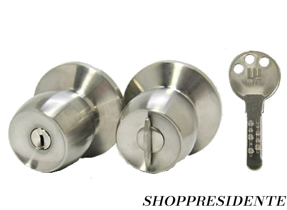 【まとめ買いで最大500円OFFクーポン!】【送料無料】WEST801 万能玉座 　握り玉 ドアノブ 交換 取替え インテグラル錠向け MIWA HM HBZSP-2 GOAL UC G SHOWA IS IX ALPHA Wロック