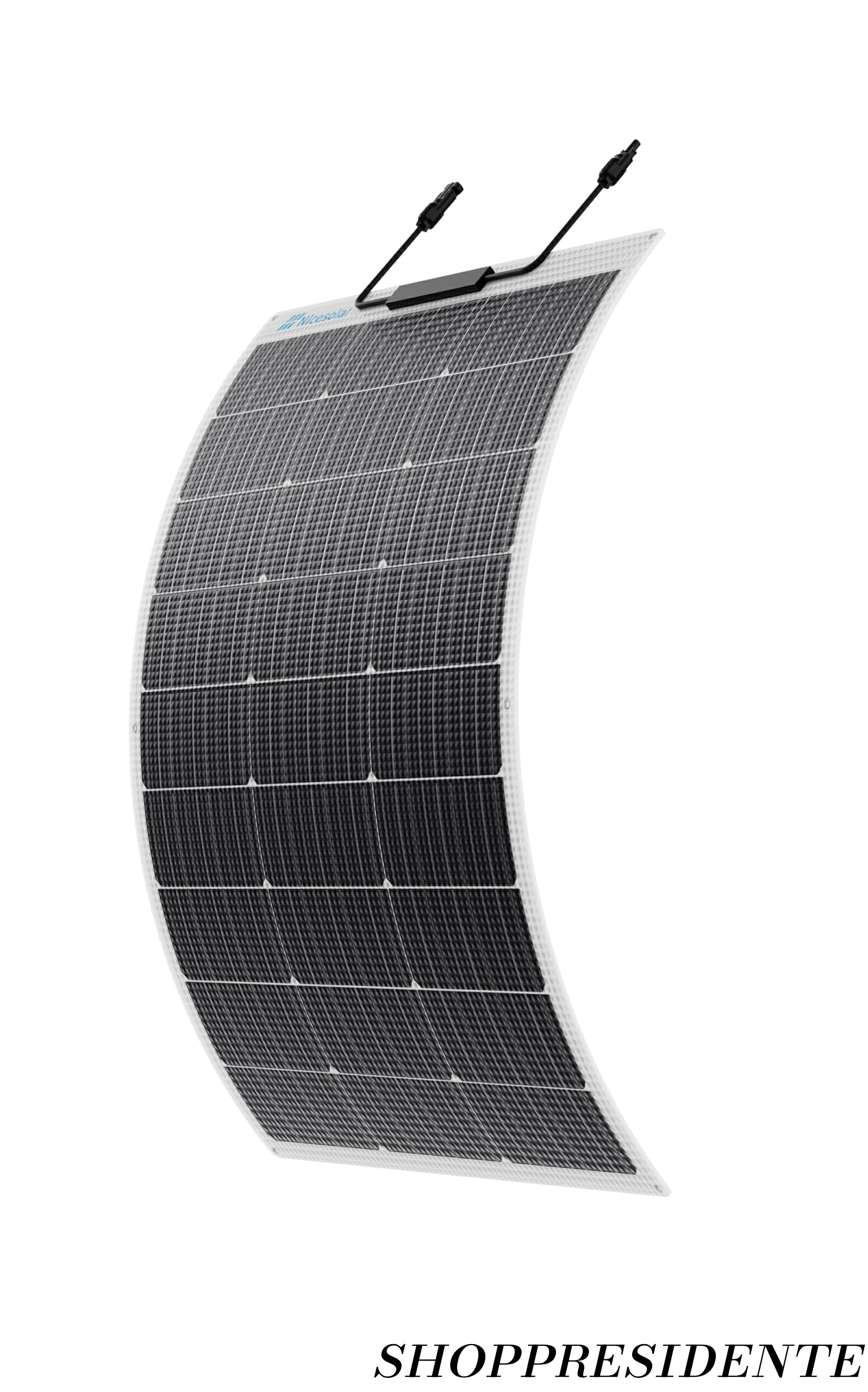 【まとめ買いで最大500円OFFクーポン!】【送料無料】100W フレキシブル ソーラーパネル 12V 太陽電池パネル 単結晶 IP68 柔性 据置型 超薄型 超軽量 曲面可能 太陽光発電 RV キャンピングカー 船舶 テント アウトドア 住宅 防災などに活躍(1pcs)