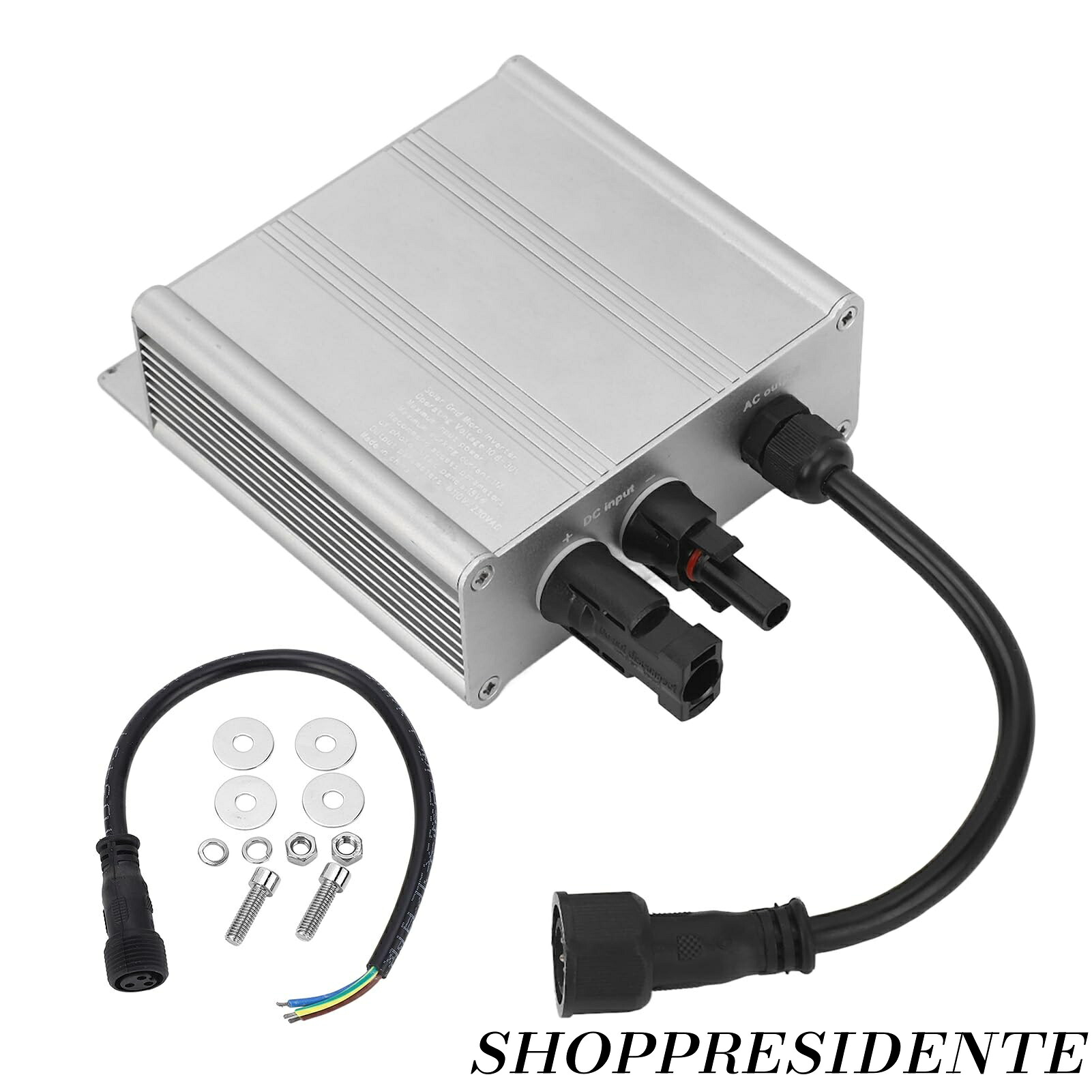 【まとめ買いで最大500円OFFクーポン!】【送料無料】150W MPPT搭載 93%高変換効率 グリッドタイ対応 AC120V/230V PVパネル用 ユニバーサル｜Shop Presidente 店