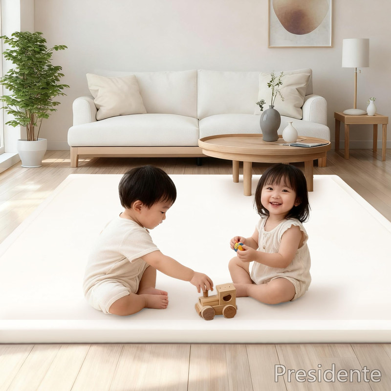 【送料無料】Huloo Sleep ベビープレイマット 厚さ35mm 衝撃吸収 滑り止め 幼児・子ども用ほふくマット 防音｜Shop Presidente 店 9,719円