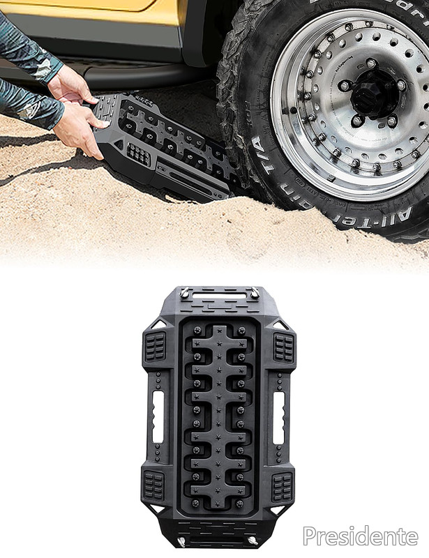 【送料無料】スタックラダー リカバリーラダー トラクションボード 自動車レスキューボード 耐荷重10t スタック脱出 車緊急脱出マットオフロード脱出ボード 滑り止めタイヤ 悪路 積雪 泥 ぬかるみの沈没防止救助｜Shop Presidente 店