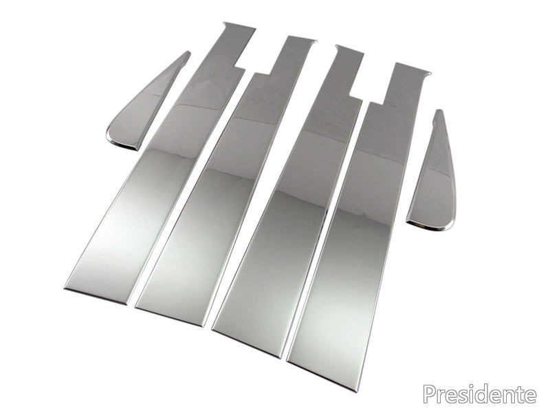 【送料無料】BRIGHTZ スペーシアギア MK53S 超鏡面ステンレスメッキピラーパネル バイザー有用 6PC 【 PIL-SIL-407 】 MK53 K53 53 スペーシア ギア 32621｜Shop Presidente 店