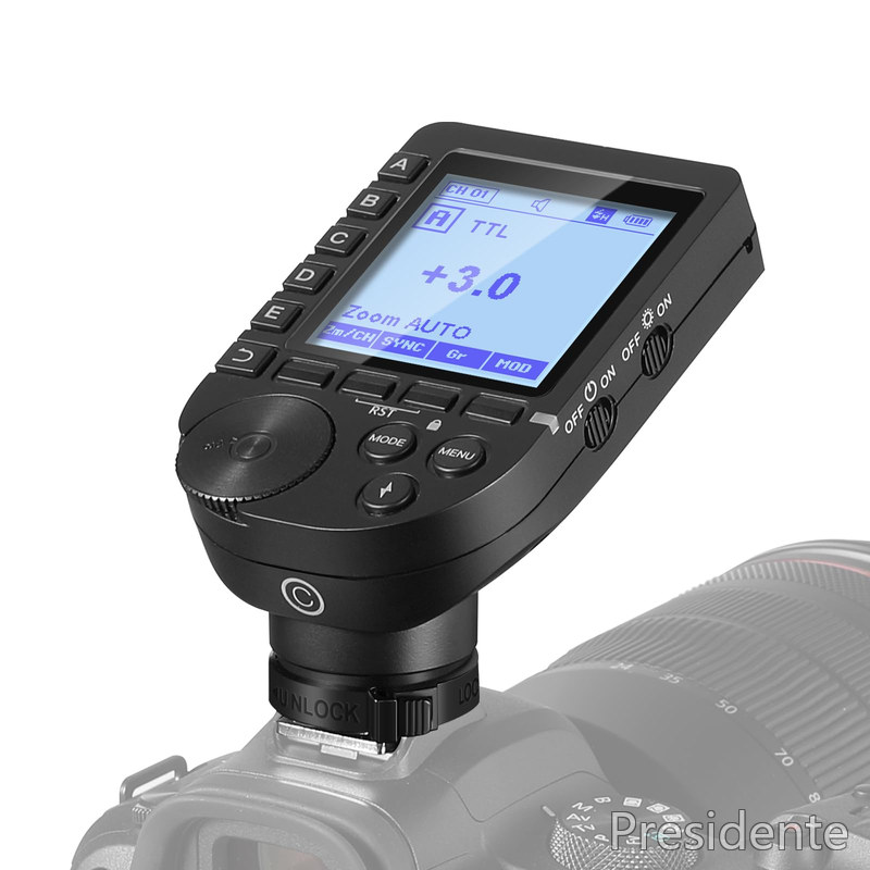 【送料無料】NEEWER アップグレード版 QPRO-C TTL ワイヤレスフラッシュトリガー 1/8000s HSS 大画面斜めデザイン 5グループ 9カスタマイズ機能Q6 Q4PRO Q120 Z3R Z2PRO Z880 S102-400W PROに適用|Shop Presidente 店