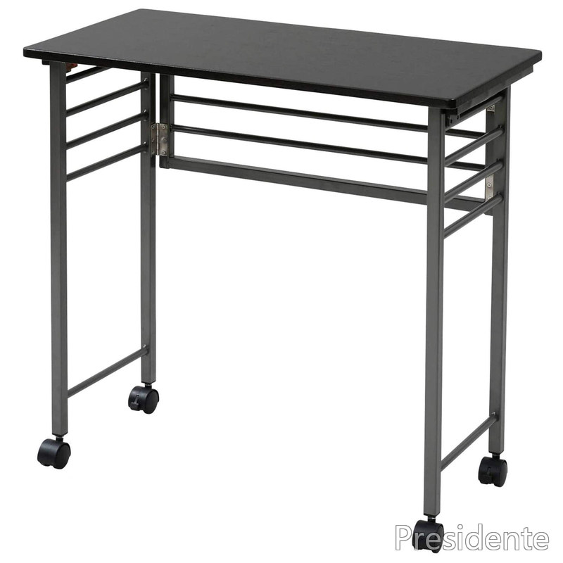 【送料無料】山善(YAMAZEN) 折りたたみ デスク (ミニ) 幅72&times;奥行36&times;高さ70cm コンパクト キャスター付き 傷がつきにくい 完成品 ダークブラウン/ブラウン PSTC-7236MBRMBR 在宅勤務｜Shop Presidente 店