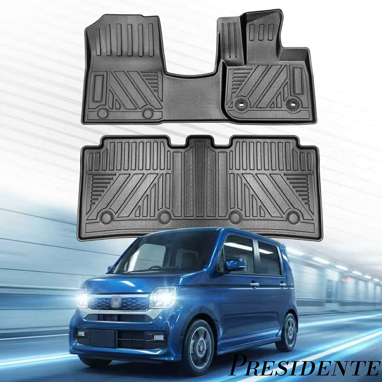 【まとめ買いで最大500円OFFクーポン!】【送料無料】ホンダ N-WGN JH3型/JH4型専用 2019年7月~現行 JH3 JH4 フロアマット 3D立体完全フィット TPE素材 車内カスタム 防水 滑り防止 耐汚れ 取付簡単 保護パーツ カー用品 ブラック
