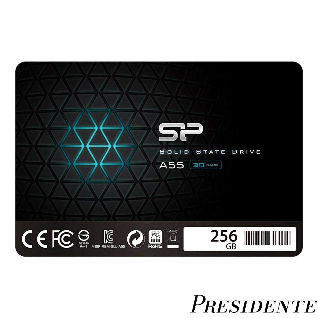 【まとめ買いで最大500円OFFクーポン!】【送料無料】SSD 256GB 3D NAND採用 SATA3 6Gb/s 2.5インチ 7mm PS4動作確認済 3年保証 A55シリーズ SP256GBSS3A55S25